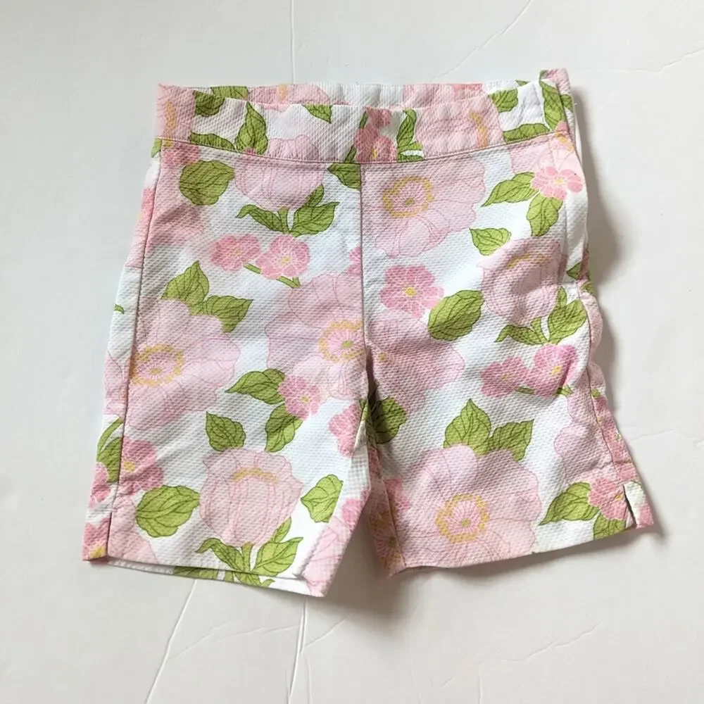 Janie And Jack Shorts Girls Sz 2T Floral 2012